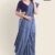 Grey Handlooms Silk Saree JS2453