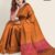 Orange Handlooms Silk Saree JS2621