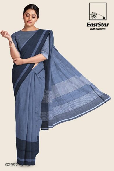 Ash Handlooms Glossy Cotton Saree G2997