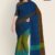 Blue Shade Glossy Cotton Saree G3009