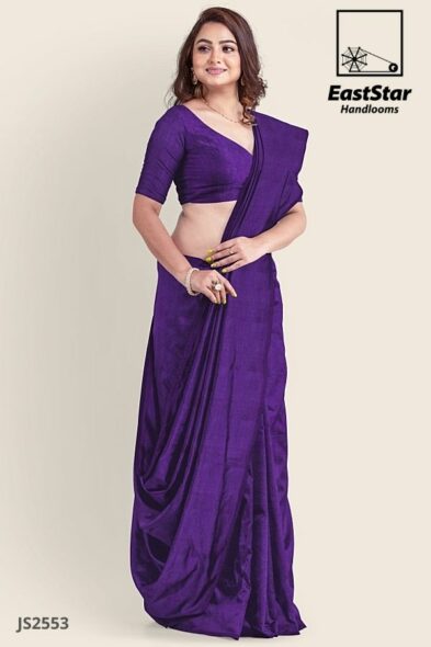 Purple Handlooms Silk Saree JS2553