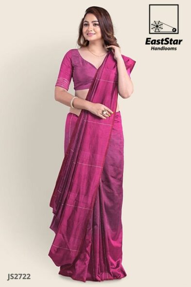 Magenta Handlooms Silk Saree JS2722