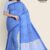 Soft Blue Cotton Saree DC2320