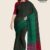 Dark Green Handloom Cotton Saree DC2346
