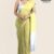 Light Yellow Glossy Cotton Saree G3050