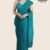 Pine Green Cotton Saree G3082