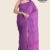 Purplish Pink Handloom Glossy Cotton Saree G3095