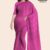 Tulip Pink Glossy Cotton Saree G3101