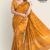 Mustard Yellow Handloom Silk Saree JS2676