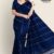 Blue Handloom Silk Saree JS2698