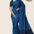 Dusk Blue Handloom Silk Saree JS2770