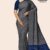 Mid Gery Handloom Silk Saree JS2771