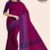 Red Purple Handloom Cotton Saree DC2304