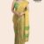 Yellow and Green Handloom Glossy Cotton Saree G3108