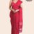 Red Handloom Glossy Cotton Saree G3118