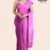 Pink Handloom Glossy  Cotton Saree G3243