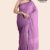 Lavender Handloom Glossy Cotton Saree G3066