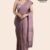 Woody Brown Handloom Glossy Cotton Saree G3068