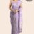 Purple Handloom Glossy Cotton Saree G3128