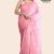 Rose Pink Handloom Glossy Cotton Saree G3152