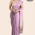 Light Pink Handloom Glossy Cotton Saree G3183