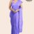 Purple Handloom Glossy Cotton Saree G3192