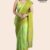 Green Handloom Glossy Cotton Saree G3235