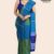 Multi Color Handloom Glossy Cotton Saree G3240
