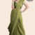 Green Handloom Glossy Cotton Saree G3246