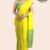 Yellow Green Handloom Cotton Saree G3278