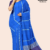 Blue Handloom Glossy Cotton Saree G3281