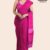 Hot Pink Handloom Glossy Cotton Saree G3292