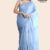 Blue Handloom Glossy Cotton Saree G3299