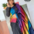 Rainbow Silk Handloom Saree JS2869