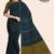 Black Yellow Handloom Cotton Saree DC2408