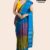 Multi Color Handloom Glossy Cotton Saree G3247