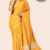 Yellow Handloom Glossy Cotton Saree G3324