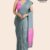 Multi Color Glossy Cotton Saree G3341