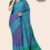 Multi Color Handloom Glossy Cotton Saree G3373