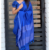 beautifully crafted Royal Blue Silk Sari JS2974