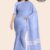 Light Blue Handloom Cotton Saree DC2428