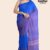 Purple Blue Handloom Glossy Cotton Saree G3374