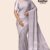 Grey Handloom silk Saree J1008