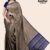 Warm Grey Handloom Silk Saree JS3014