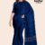 Blue Handloom Cotton Saree DC2434