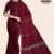 Maroon Handloom Cotton Saree DC2472