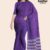 Purple Handloom Cotton Saree DC2482