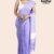 Purple Handloom Glossy Cotton Saree G3383