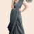 Grey Handloom Glossy Cotton Saree G3483