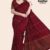 Maroon Handloom Silk Saree J1018